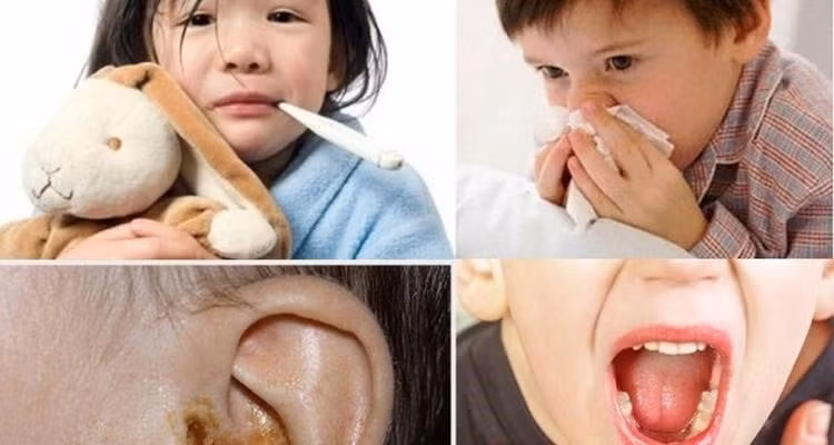 Trẻ em là đối tượng dễ mắc nhiễm khuẩn tai mũi họng (Ảnh minh họa)