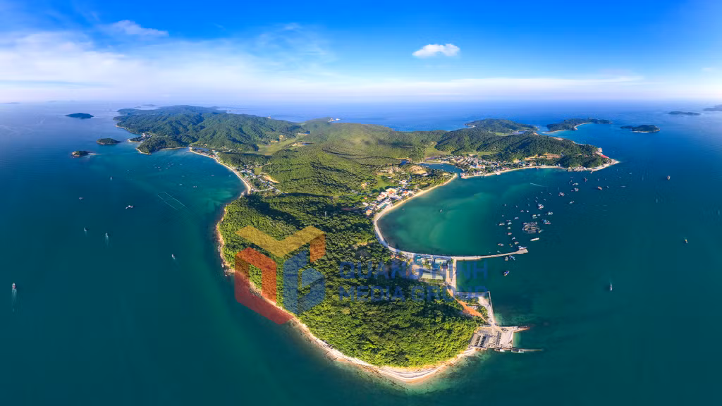 Xã đảo Thanh Lân, huyện Cô Tô (3-2024). Ảnh: Hùng Sơn