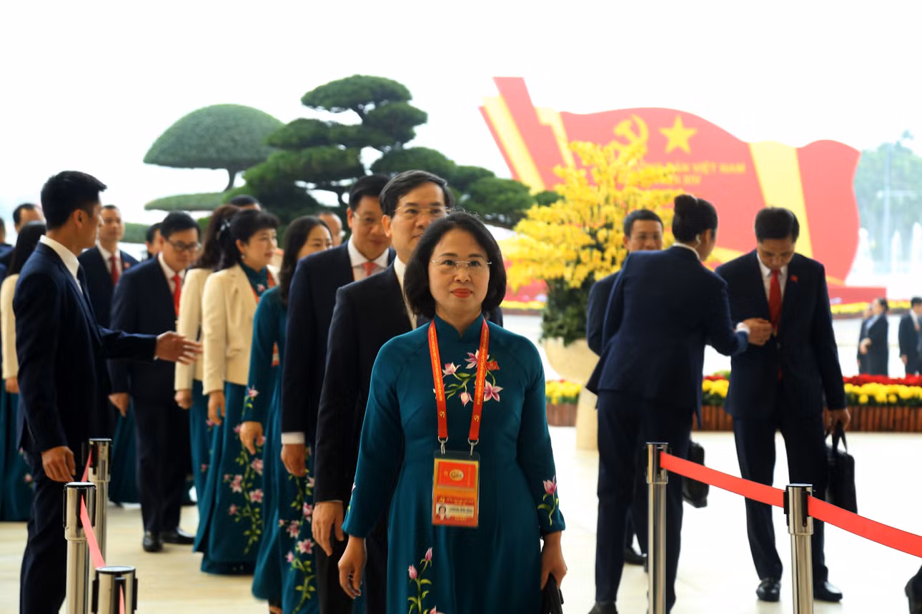 Hoạt động của Đoàn đại biểu Quảng Ninh trong 2 ngày đầu Đại hội XIV của Đảng ảnh 6