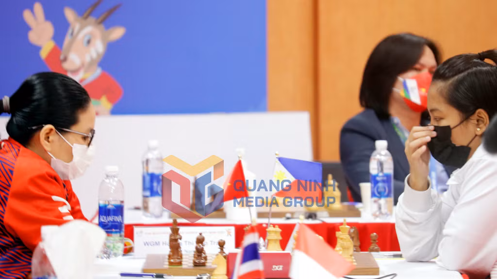 Bảo Trâm lọt vào top 3 kỳ thủ đứng đầu có khả năng giành huy chương nếu lượt đấu cuối giành kết quả tốt.