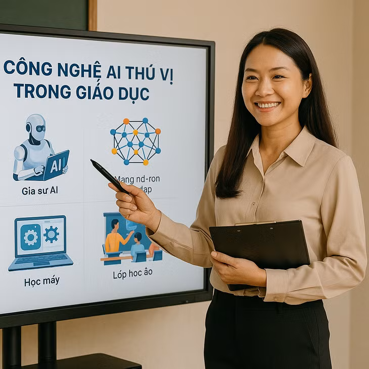 Ứng dụng các công nghệ AI vào giáo dục trong xu hướng mới.