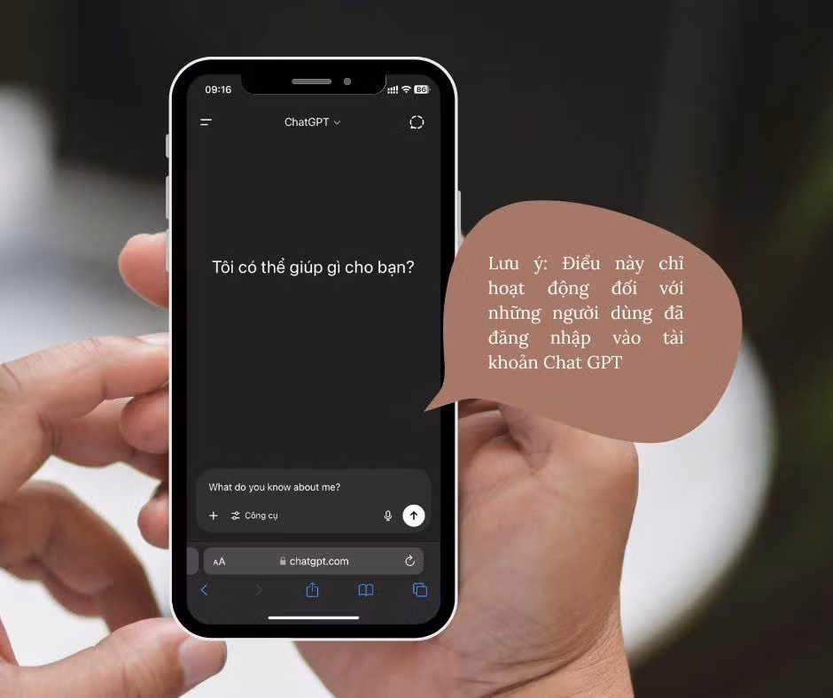 Hãy nhập lệnh sau: "What do you know about me?" (Bạn biết gì về tôi?).