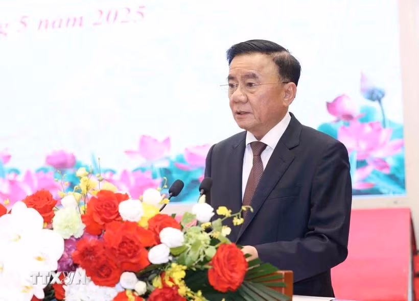 Ủy viên Bộ Chính trị, Thường trực Ban Bí thư Trần Cẩm Tú. (Ảnh: Phương Hoa/TTXVN)