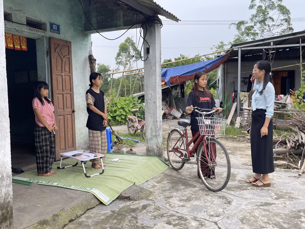 Tặng xe đạp