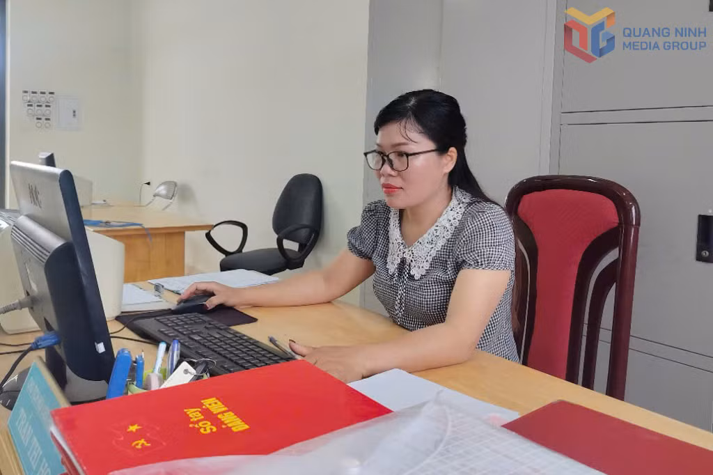 Chị Trần Thị Họa, Chủ tịch Hội LHPN xã Quảng Nghĩa (TP Móng Cái).