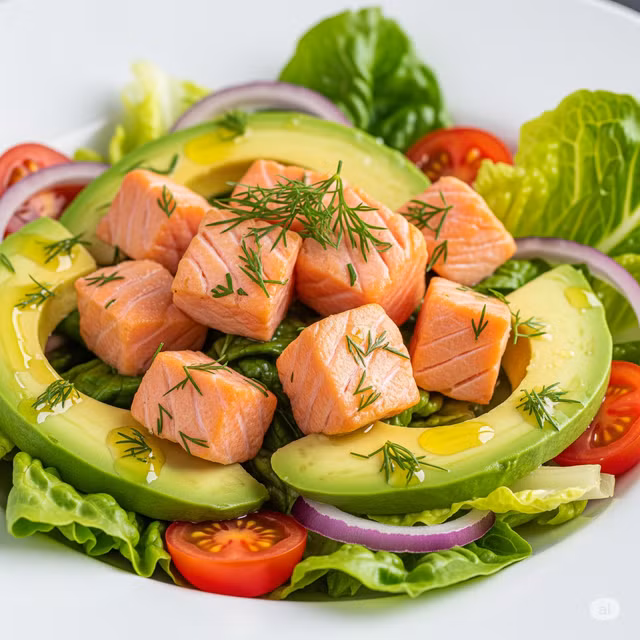 Salad trái bơ rất tốt cho sức khỏe của trẻ.
