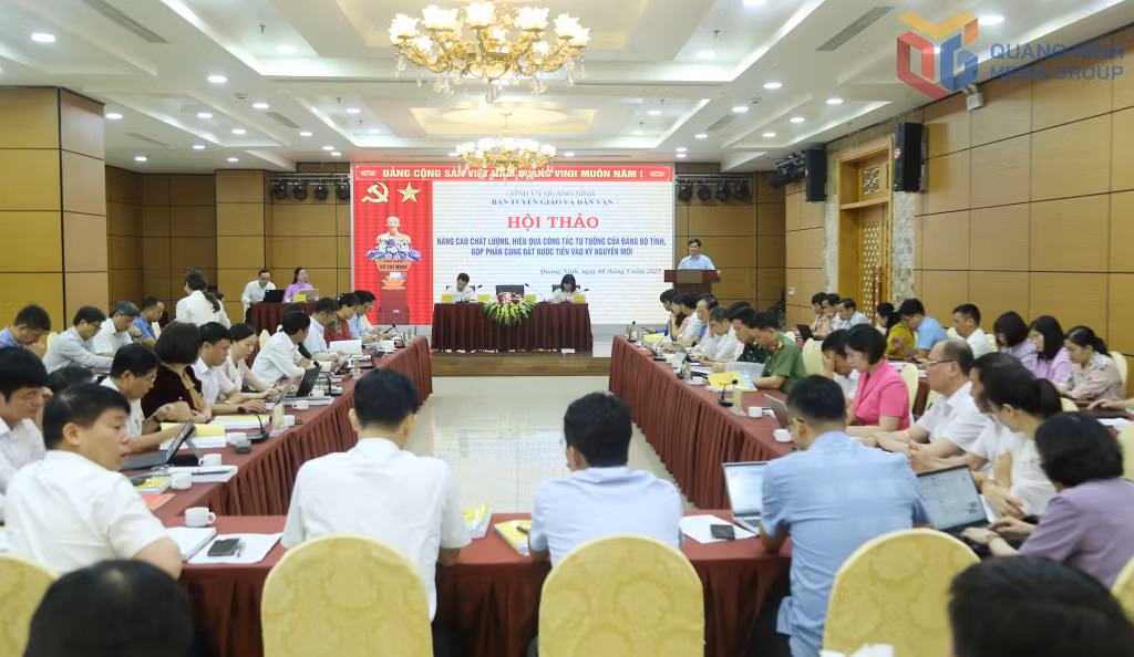 Ban Tuyên giáo và Dân vận Tỉnh ủy tổ chức Hội thảo khoa học "Nâng cao chất lượng, hiệu quả công tác tư tưởng của Đảng bộ tỉnh, góp phần cùng đất nước tiến vào kỷ nguyên mới”.