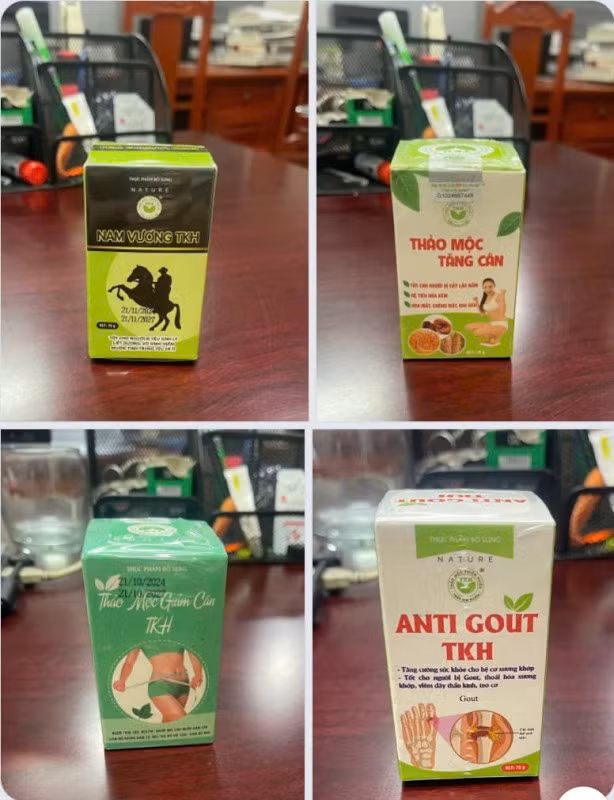 Thực phẩm giảm cân, tăng cân, đẹp da... được làm giả.
