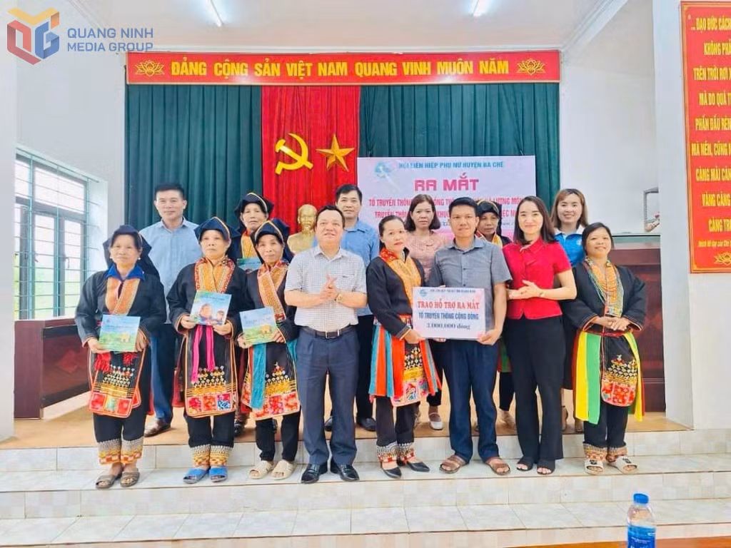 Lễ ra mắt Tổ truyền thông cộng đồng tại xã Lương Minh (huyện Ba Chẽ).