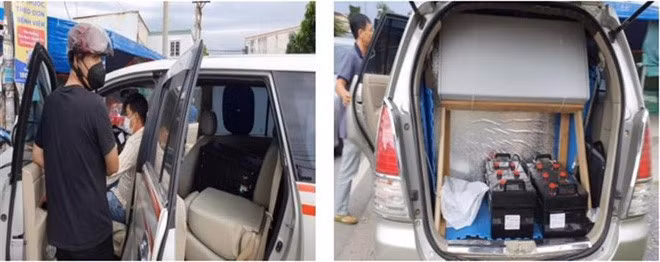 Trong vụ việc được lực lượng chức năng phát hiện ngày 31/10, các đối tượng sử dụng thiết bị giả mạo trạm BTS chủng loại mới, lắp đặt trên xe ô tô. (Ảnh: Hồ Lê Tùng/Cục Tần số vô tuyến điện)