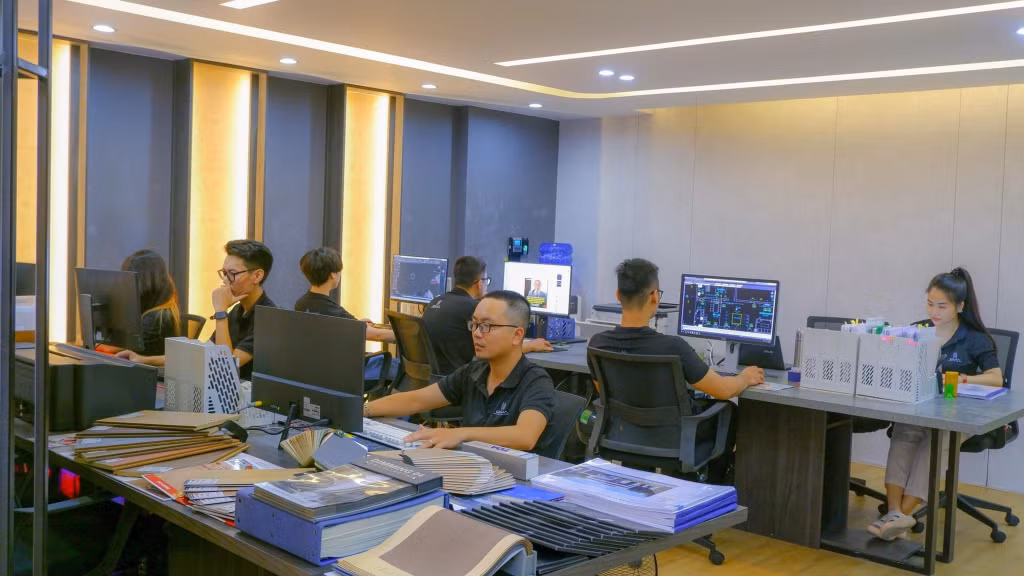 Công ty Cổ phần Kiến trúc và Thiết kế Nội thất Oma (TP Cẩm Phả) có đội ngũ kiến trúc sư trẻ, nhiệt huyết, tài năng.