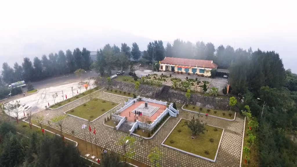 Di tích địa điểm Bác Hồ thăm mỏ Đèo Nai ngày 30/3/1959. Ảnh: Phạm Học
