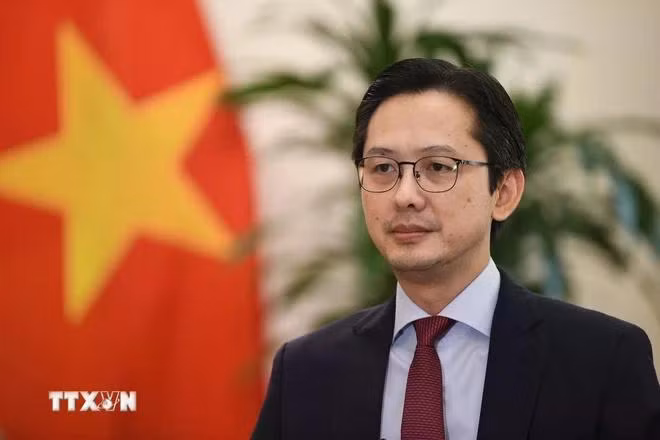 Thứ trưởng Ngoại giao Đỗ Hùng Việt. (Ảnh: TTXVN phát)