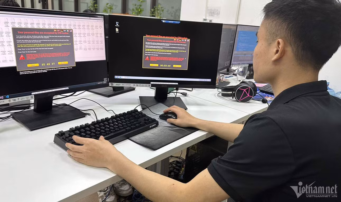 Tấn công bằng mã độc mã hóa dữ liệu được các chuyên gia nhận định là một trong những xu hướng tấn công chính trong năm 2024 và các năm tiếp theo. Ảnh minh họa: N.Loan