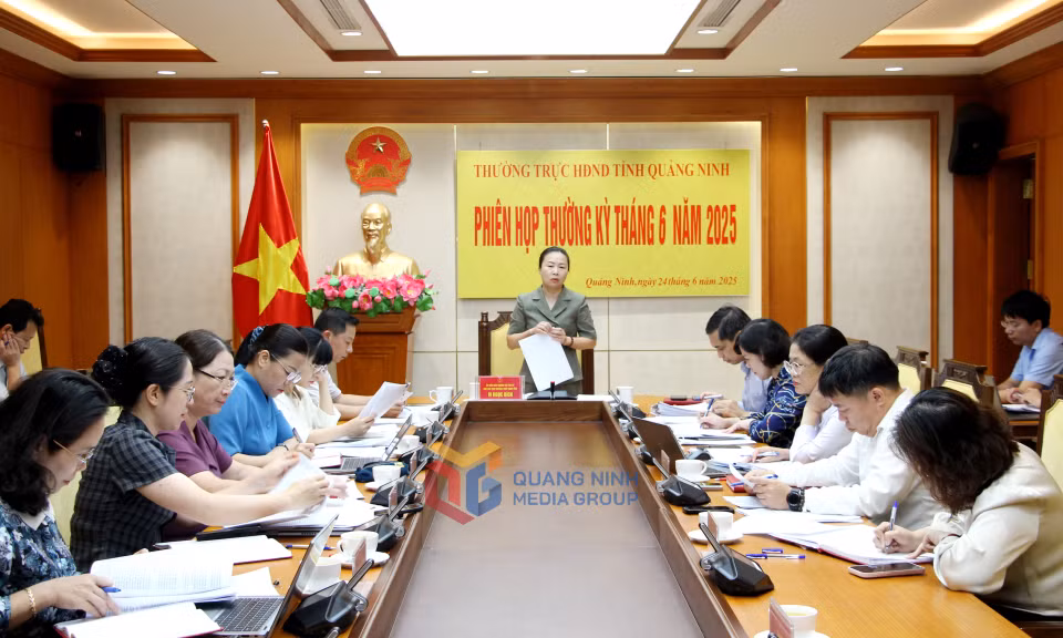 Đồng chí Vi Ngọc Bích, Phó Chủ tịch Thường trực HĐND tỉnh, phát biểu kết luận.