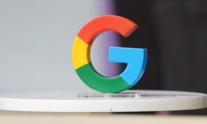 Logo Google tại sự kiện của hãng tại Việt Nam, tháng 7/2024. Ảnh: Lưu Quý