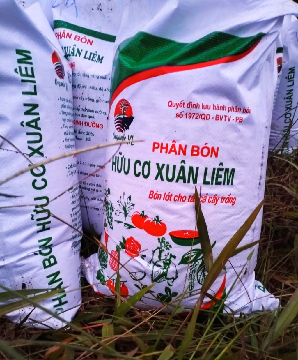 Sản phẩm phân bón hữu cơ của hộ nông dân Lê Xuân Liêm (thôn Phú Ninh, xã Bình Khê, TX Đông Triều).