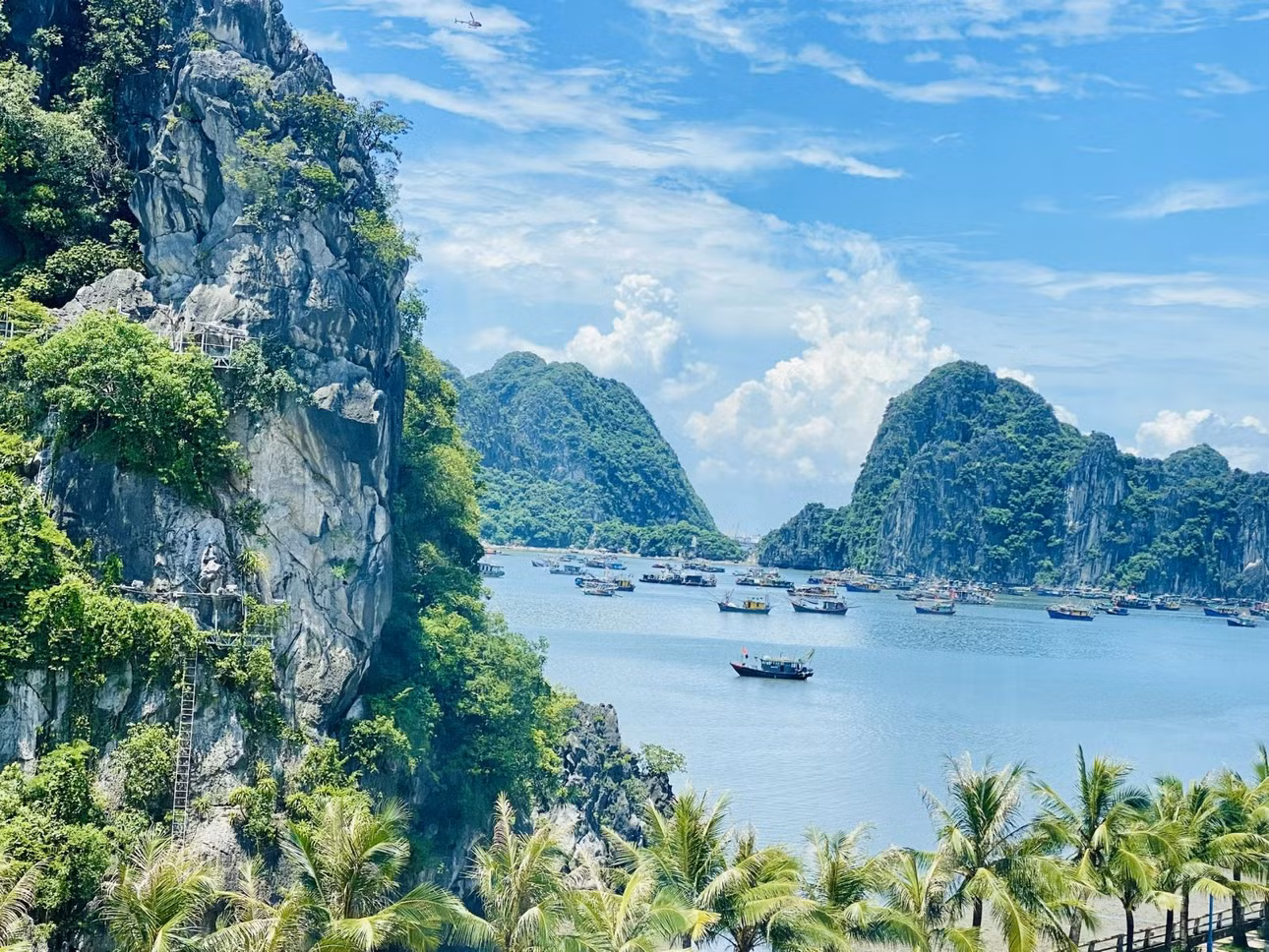 Một điểm du lịch "xanh" tại tỉnh Quảng Ninh.