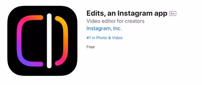 Meta chính thức ra mắt ứng dụng chỉnh sửa video mới mang tên Edits. Ảnh: Quang Minh
