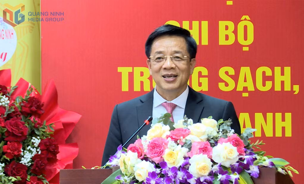 Đồng chí Nguyễn Văn Hồi, Ủy viên Ban thường vụ, Chủ tịch UB MTTQ tỉnh, Phó Bí thư Thường trực Đảng ủy các cơ quan Đảng tỉnh, phát biểu chỉ đạo Đại hội.