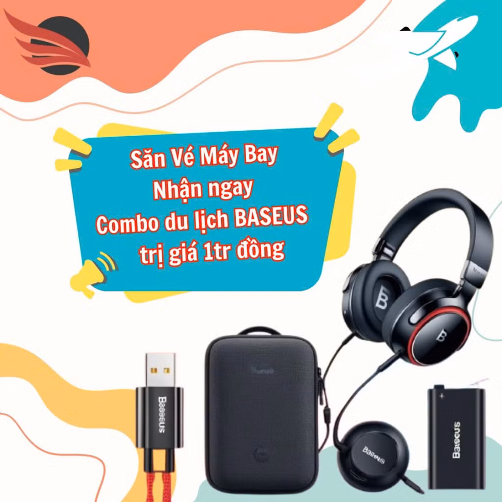Săn vé máy bay– Nhận ngay phụ kiện công nghệ cao cấp Baseus ảnh 2