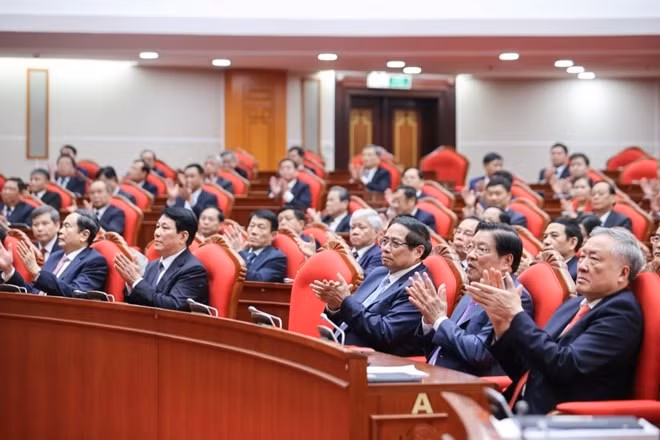 Hội nghị Trung ương 11 khóa XIII diễn ra từ 10-12.4 tại trụ sở Trung ương Đảng. Ảnh: Nhật Bắc