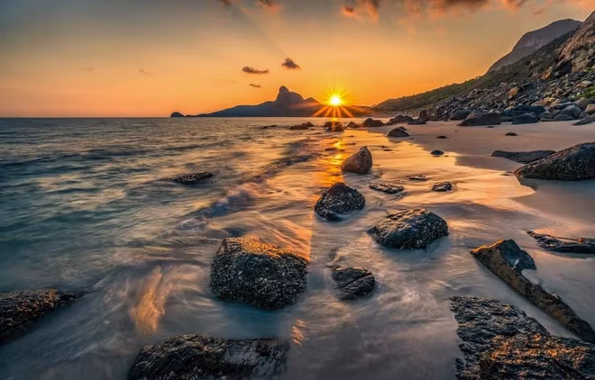 Hoàng hôn tuyệt đẹp ở Côn Đảo. (Ảnh minh họa: CTV/Vietnam+)