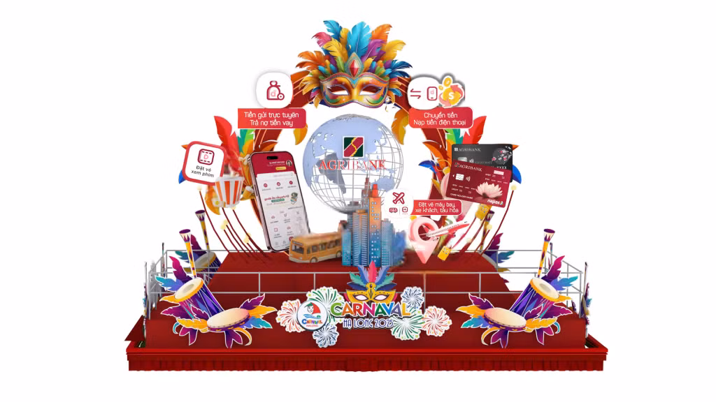 Agribank là nhà tài trợ vàng của Carnaval Hạ Long 2025 ảnh 1 Agribank là nhà tài trợ vàng của Carnaval Hạ Long 2025 ảnh 1