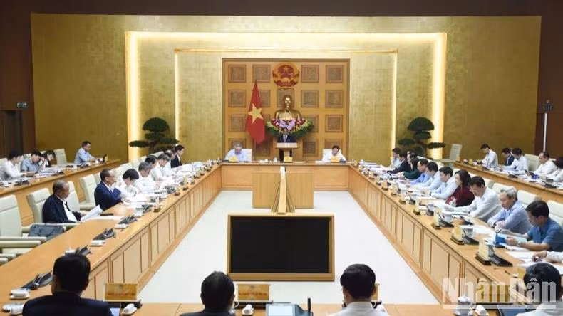Quang cảnh cuộc họp. (Ảnh: TRẦN HẢI)