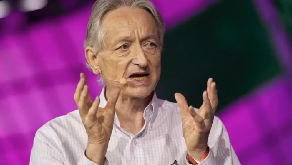 Ông Geoffrey Hinton. Ảnh: AFP