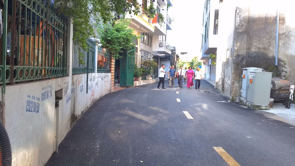 Nhiều tuyến đường mới của phường Hồng Hải đã được đưa vào sử dụng sau khi triển khai Nghị quyết 21.