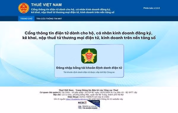 Cổng thông tin vừa tạo điều kiện cho người nộp thuế thuận tiện vừa góp phần khuyến khích thương mại điện tử phát triển.