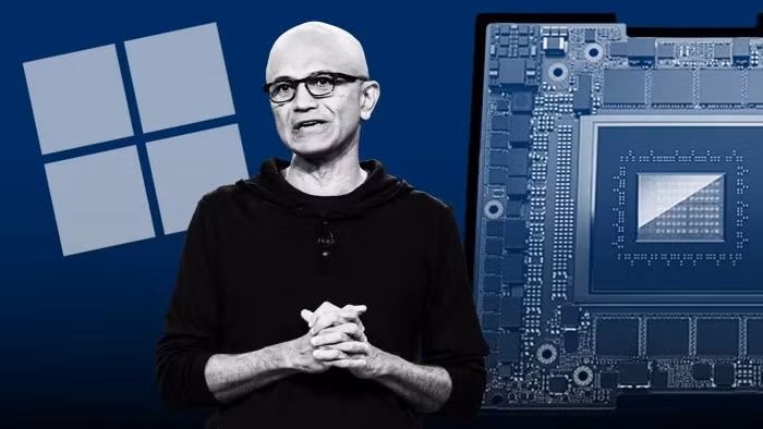 Omdia ước tính Microsoft mua gần nửa triệu chip AI Nvidia trong năm 2024, vượt xa mọi đối thủ. Ảnh: FT