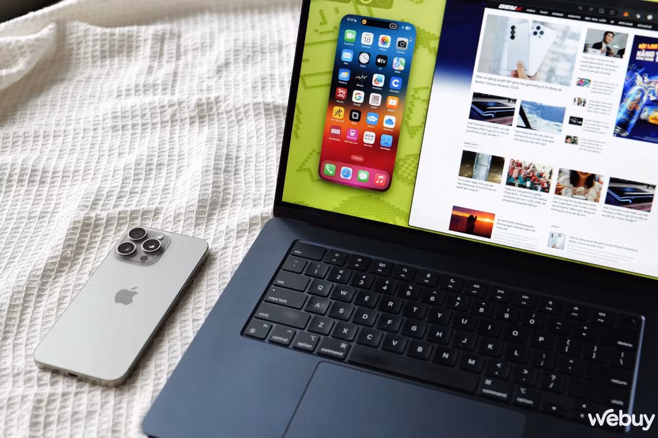 Phản chiếu màn hình iPhone lên máy Mac rất tiện lợi
