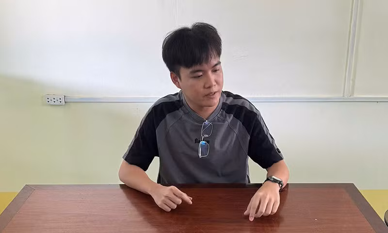 Đối tượng Võ Hữu Nhân. Ảnh: Công an Quảng Bình