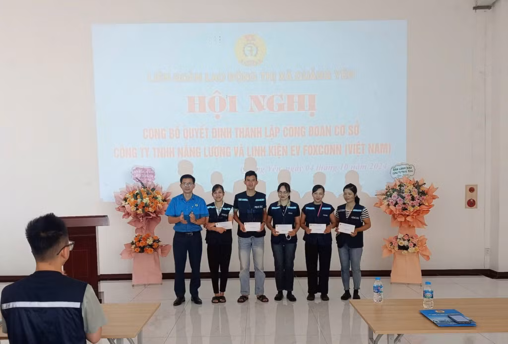 Lễ ra mắt Công đoàn Công ty TNHH ZKM Industry (KCN Đông Mai).