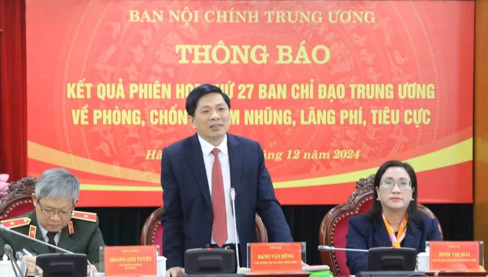 Ông Đặng Văn Dũng - Phó Trưởng Ban Nội chính Trung ương. Ảnh: T.Vương