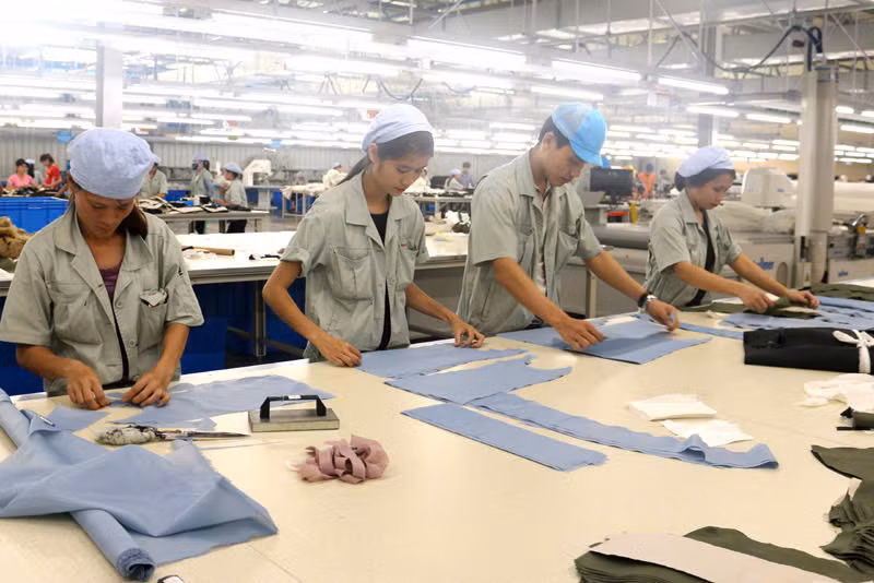 KCN Texhong Hải Hà hiện đang thu hút khoảng 5.600 lao động là người Hải Hà.