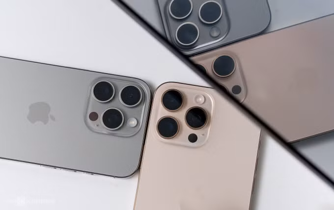 Camera trên iPhone 16 Pro và 16 Pro Max. Ảnh: Tuấn Hưng