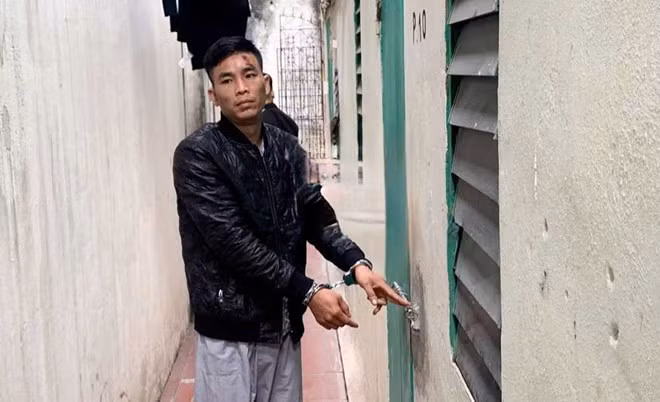 Thanh niên chuyên đột nhập nhà trọ sinh viên trộm cắp. Ảnh: Công an Thái Nguyên