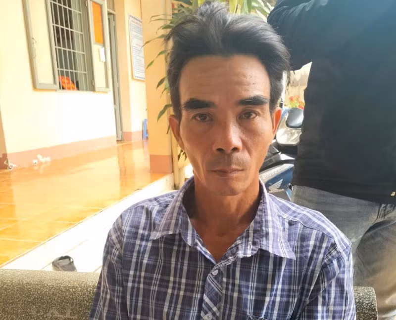 Trần Thanh Nữa khi bị bắt.