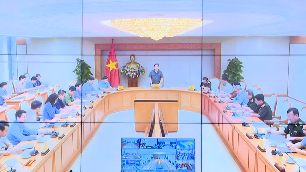 Phó Thủ trường Trần Hồng Hà, Phó trưởng Ban Thường trực Ban chỉ đạo phòng thủ dân sự Quốc gia kết luận cuộc họp.