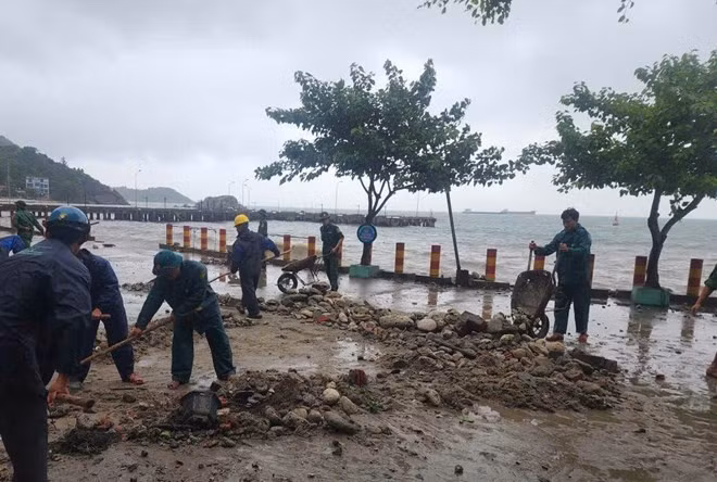 Đà Nẵng cảnh báo xuất hiện lũ trên các sông do ảnh hưởng của bão số 10 Bualoi. Ảnh: Lê Mới