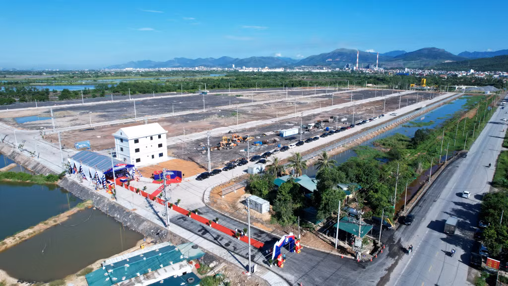 Mặt bằng triển khai dự án tại Khu công nghiệp Đông Mai (9-2025). Ảnh: Thành Công