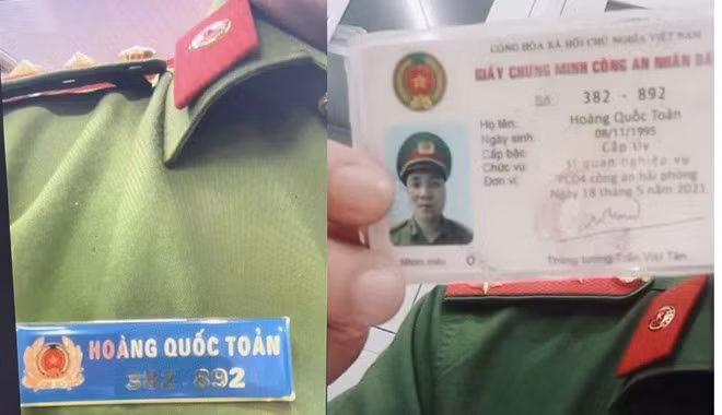 Đối tượng giả danh công an gọi điện lừa đảo chiếm đoạt tài sản. Ảnh: Công an Hà Tĩnh.