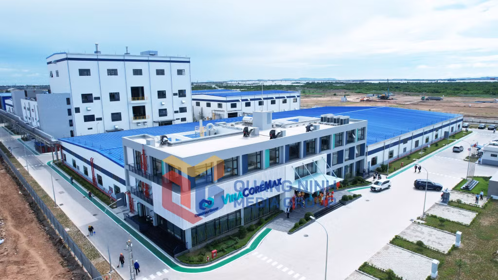 Dự án Nhà máy Vina CoreMax Việt Nam (9-2025). Ảnh: Minh Đức