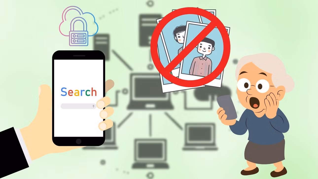 Google mạnh tay chặn hình ảnh nhạy cảm lan truyền trái phép. Đồ họa: Hạo Thiên