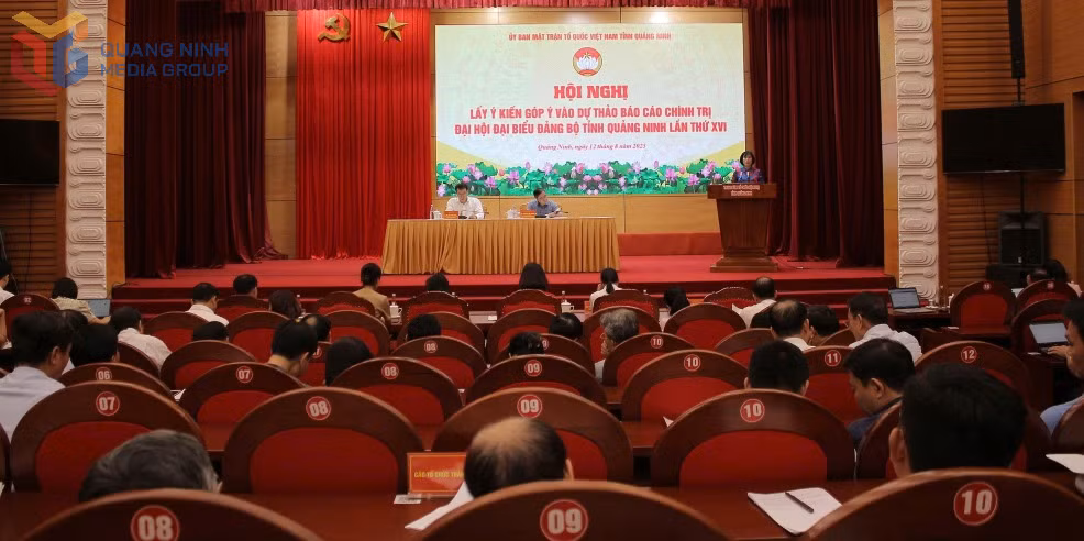 Ủy ban MTTQ tỉnh lấy ý kiến góp ý Dự thảo báo cáo chính trị trình Đại hội đại biểu Đảng bộ tỉnh, tháng 8/2025.