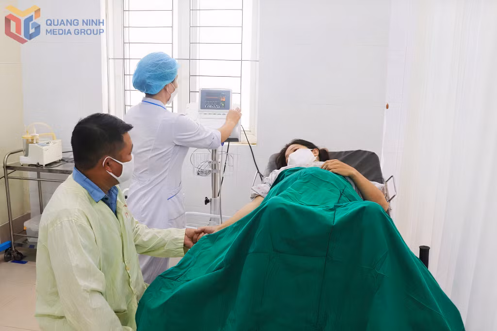 Phòng sinh thân thiện tại Trung tâm Y tế Đầm Hà.