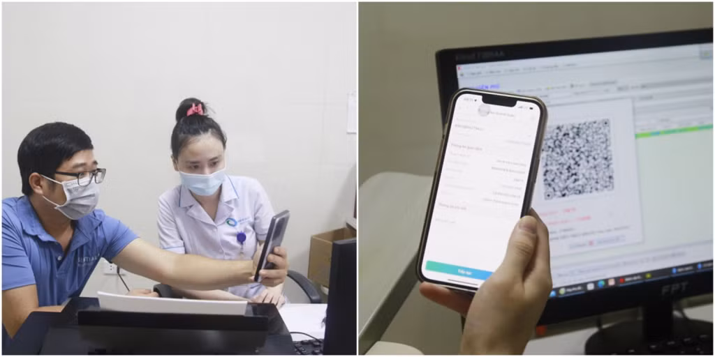 Thanh toán QR động tiện lợi, nhanh chóng tại Bệnh viện Bãi Cháy.